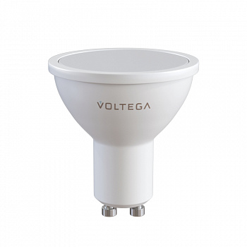 Лампа светодиодная диммируемая Voltega GU10 6W 4000K VG2-S2GU10cold6W-D 8458