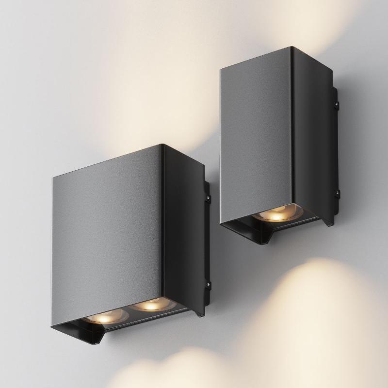Уличный настенный светильник Maytoni Shell O570WL-L20B3K