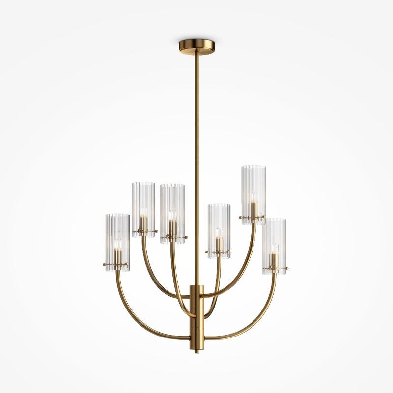 Люстра на штанге Maytoni Arco MOD223PL-06BS