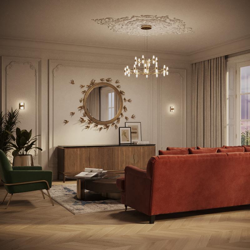 Подвесная люстра Maytoni Arana MOD401PL-L72BS3K