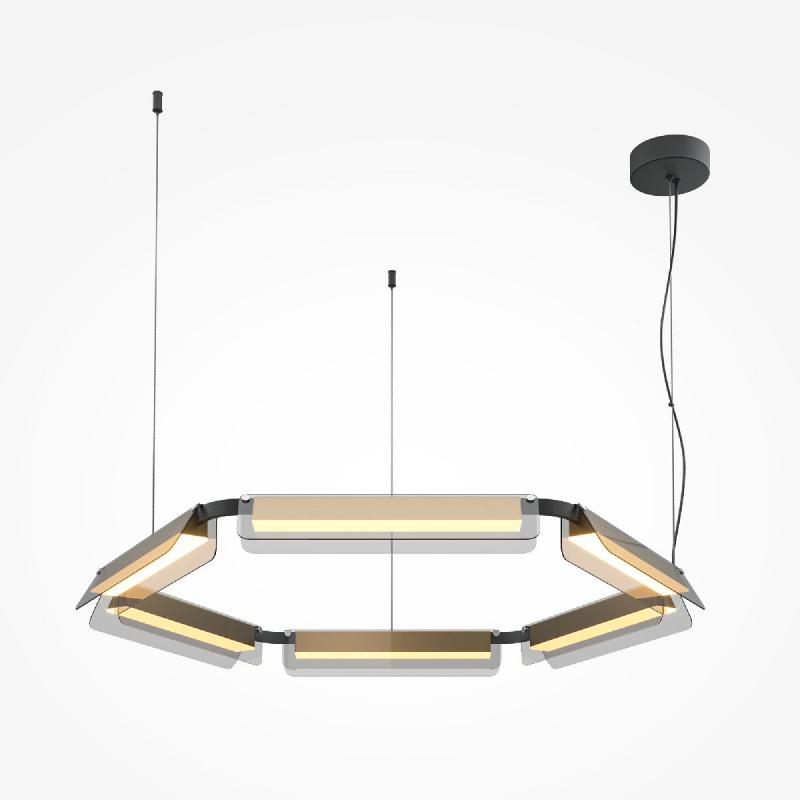 Подвесная люстра Maytoni Flat MOD296PL-L60BS3K
