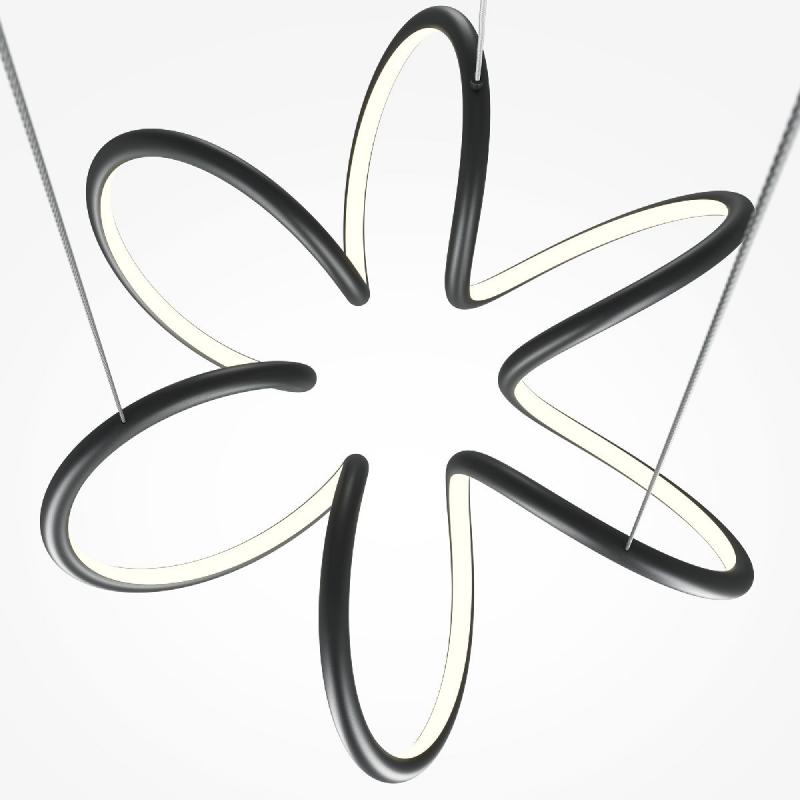 Подвесная люстра Maytoni Curve MOD241PL-L60BK