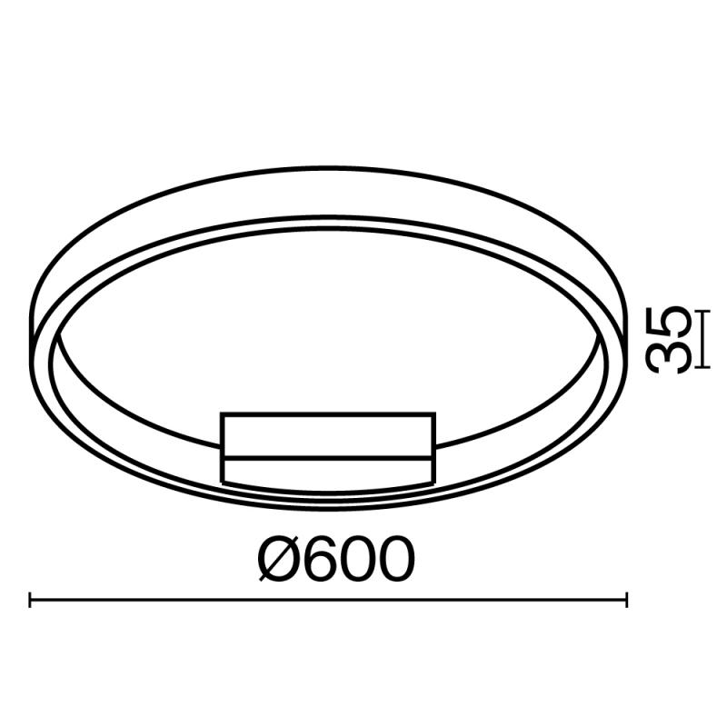 Потолочная люстра Maytoni Rim MOD058CL-L35BK